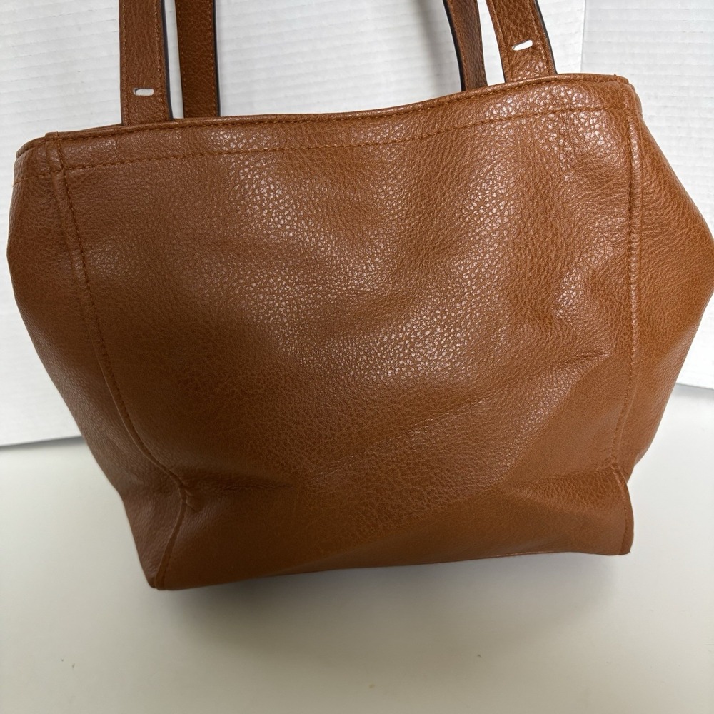 Pioneer Woman Large Faux Leather Shoulder Bag Purse -Missing Crossbody Strap‎ - Picture 3 of 10